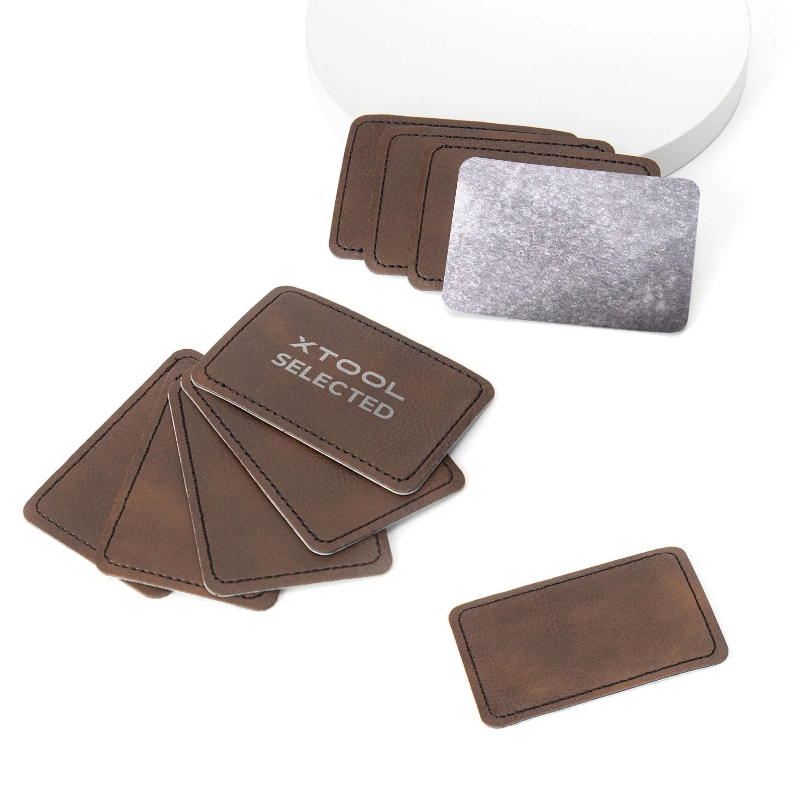 Rectangular Laserable PU Iron-on Patch (10pcs) - Image 11