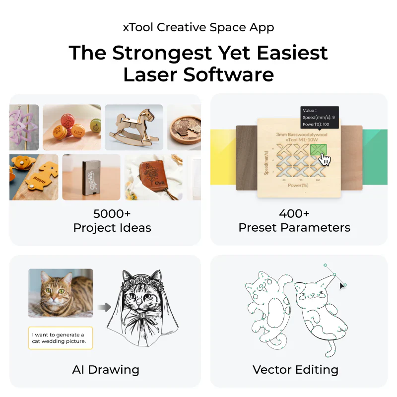 [Refurbished] xTool S1 Enclosed Diode Laser Cutter - Image 10