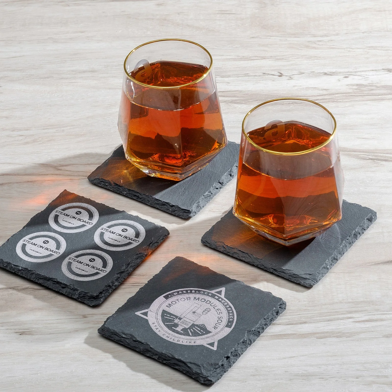 Square Rock Coaster (4pcs) - Image 4