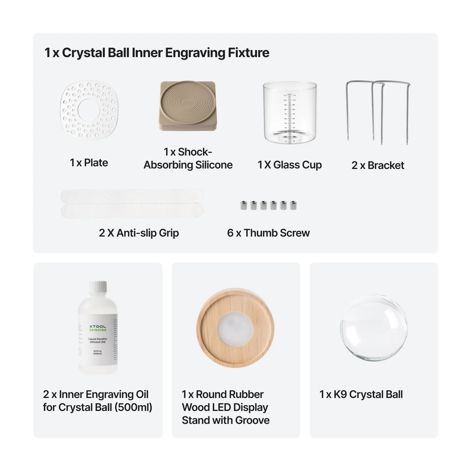 Round Rubber Wood LED Light Base with Groove - Image 10